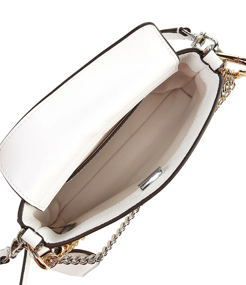 Michael Kors Bryant Small Pouchette Jewel Chain Heart Shoulder Bag