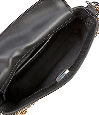 Michael Kors Bryant Small Pouchette Jewel Chain Heart Shoulder Bag