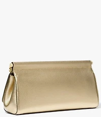 Michael Kors Carmine Medium East West Metallic Shoulder Bag