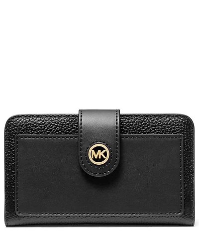Michael Kors Charm Medium Tab Pocket Bifold Wristlet