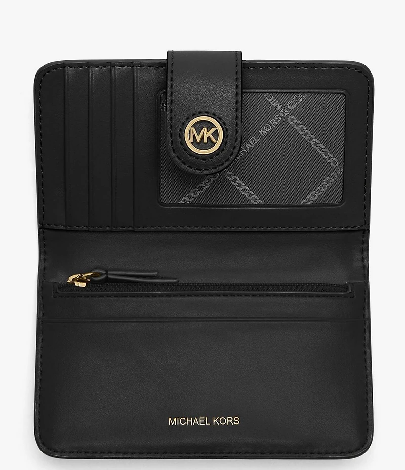 Michael Kors Charm Medium Tab Pocket Bifold Wristlet