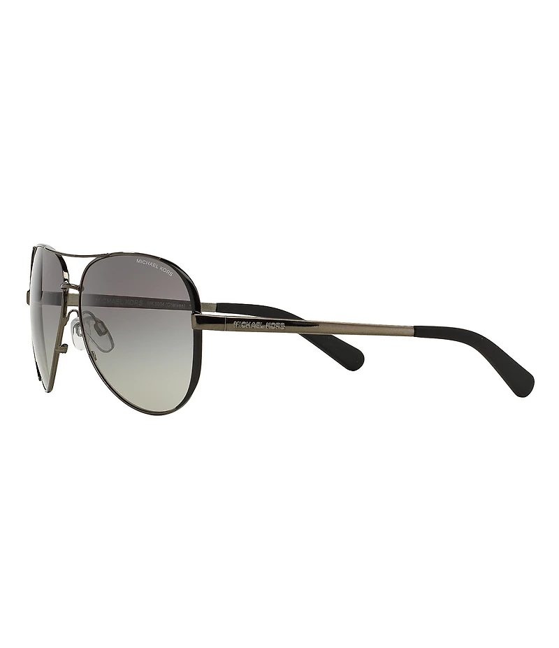 Michael Kors Women's Chelsea Metal UVA/UVB Protection Aviator Sunglasses