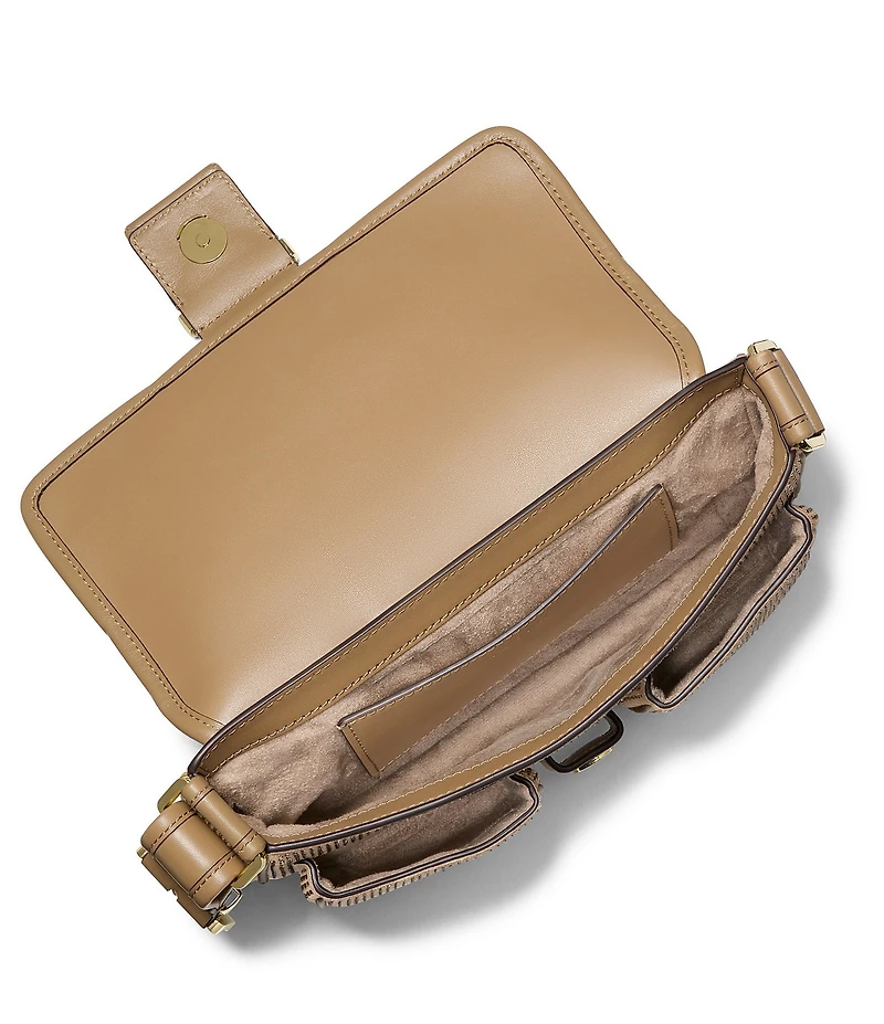 Michael Kors Colby Medium Rhinestoned Belted Shoulder Bag