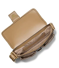 Michael Kors Colby Medium Rhinestoned Belted Shoulder Bag