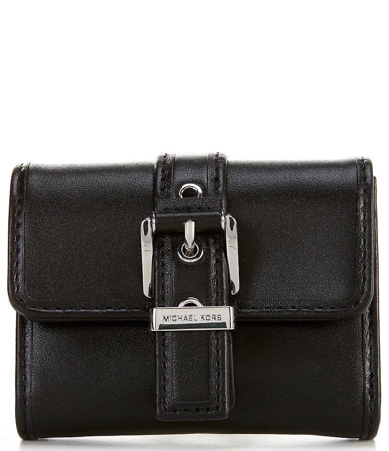 Michael Kors Colby Buckle Detail Small Trifold Wallet