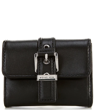 Michael Kors Colby Buckle Detail Small Trifold Wallet