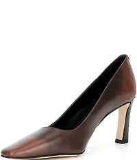 Michael Kors Darrah Burnished Leather Stiletto Pumps