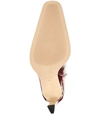 Michael Kors Darrah Crinkle Patent Leather Knee High Stiletto Boots
