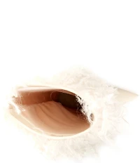 Michael Kors Dawn Faux Shearling Leather Knee High Boots