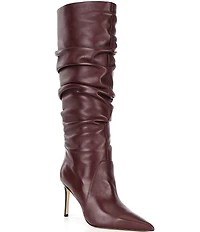 Michael Kors Dawn Nappa Leather Stiletto Tall Boots