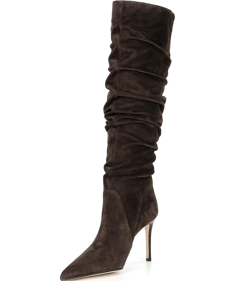 Michael Kors Dawn Suede Stiletto Tall Boots