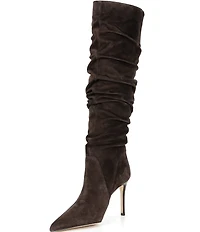Michael Kors Dawn Suede Stiletto Tall Boots
