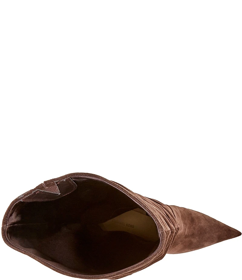 Michael Kors Dawn Suede Stiletto Tall Boots