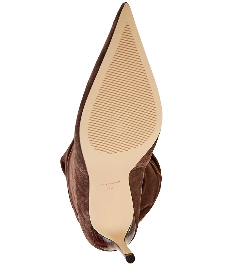 Michael Kors Dawn Suede Stiletto Tall Boots