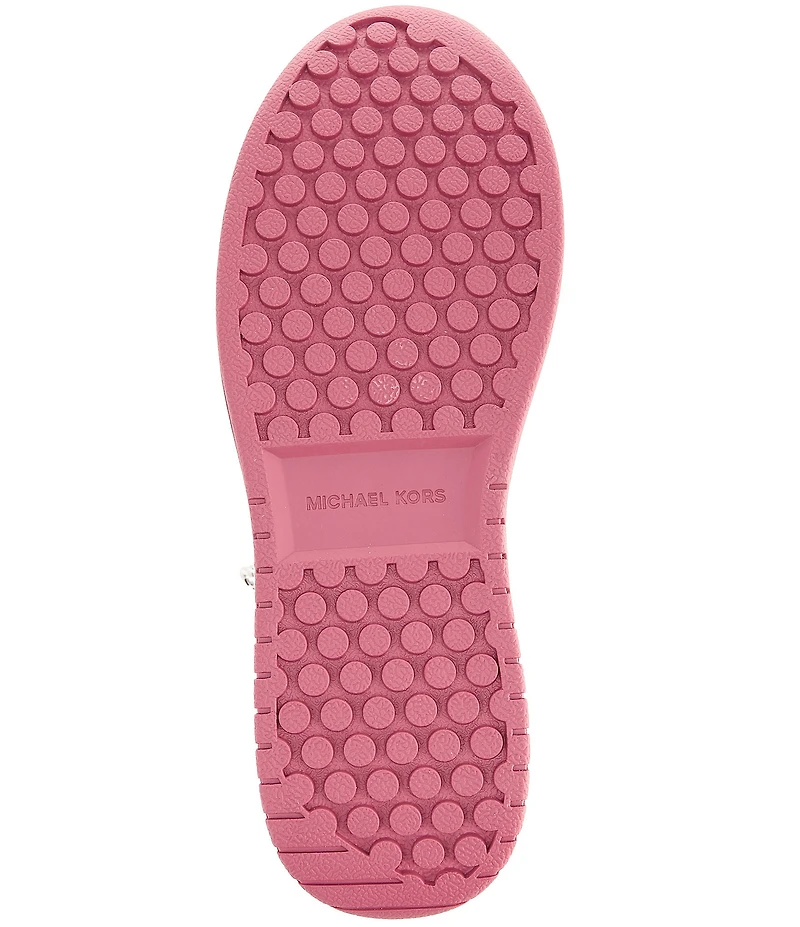 Michael Kors Dottie Leather Heart Chain Platform Sneakers