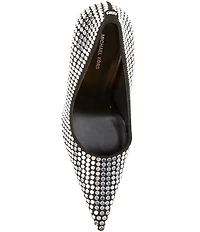 Michael Kors Elyse High Nailhead Studded d'Orsay Pumps