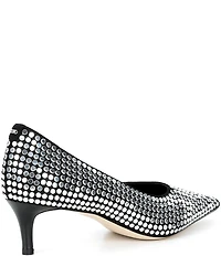 Michael Kors Elyse Nailhead Studded Kitten Heel d'Orsay Pumps