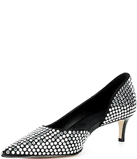 Michael Kors Elyse Nailhead Studded Kitten Heel d'Orsay Pumps