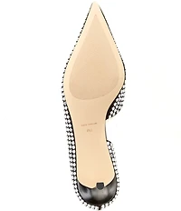 Michael Kors Elyse Nailhead Studded Kitten Heel d'Orsay Pumps