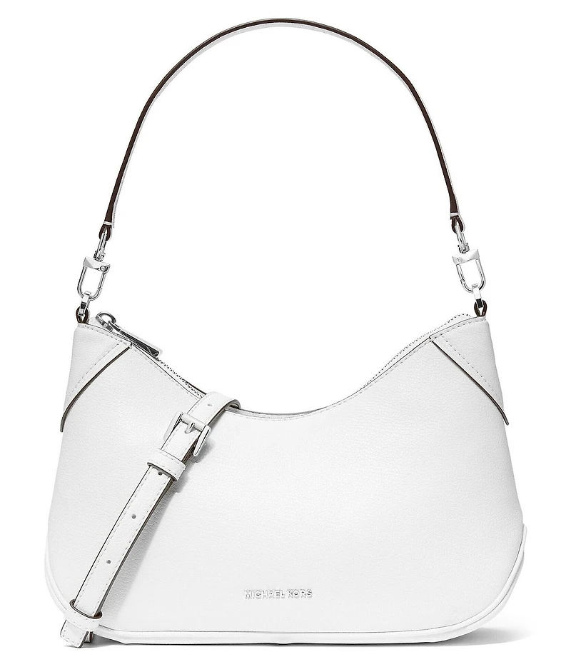 Michael Kors Embossed Jet Set Medium Convertible Pouchette Crossbody Bag
