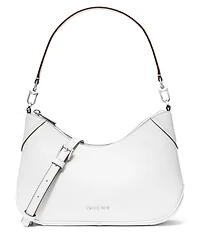 Michael Kors Embossed Jet Set Medium Convertible Pouchette Crossbody Bag