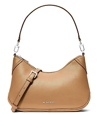 Michael Kors Embossed Jet Set Medium Convertible Pouchette Crossbody Bag