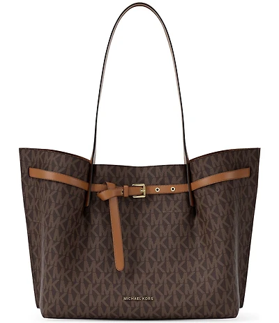 Michael Kors Emilia Belted Large East West Tote Bag