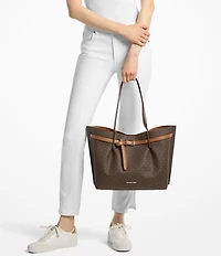 Michael Kors Emilia Belted Large East West Tote Bag