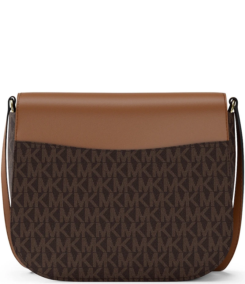 Michael Kors Emilia Signature Logo Belted Small Crossbody Bag