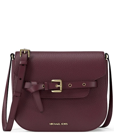 Michael Kors Emilia Small Belted Saddle Crossbody Bag