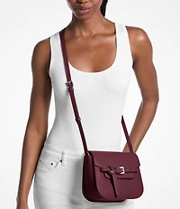 Michael Kors Emilia Small Belted Saddle Crossbody Bag