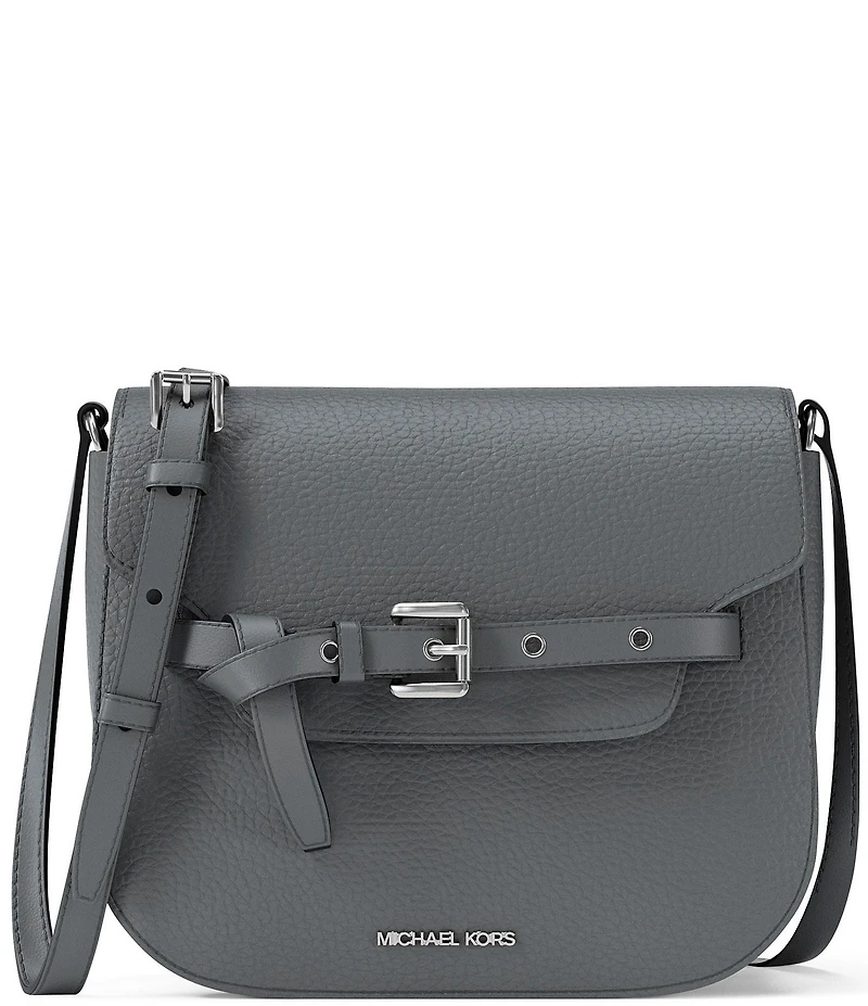 Michael Kors Emilia Small Belted Saddle Crossbody Bag
