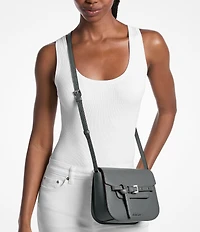 Michael Kors Emilia Small Belted Saddle Crossbody Bag