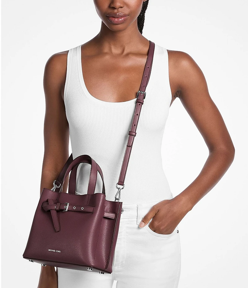 Michael Kors Emilia Small Belted Satchel Bag