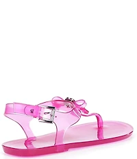 Michael Kors Eva Jelly Slingback Thong Bow Sandals