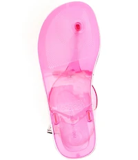 Michael Kors Eva Jelly Slingback Thong Bow Sandals
