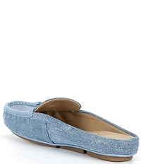 Michael Kors Greta Washed Denim Bow Mules