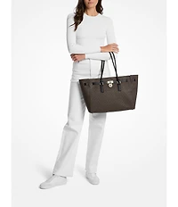 Michael Kors Hamilton Moderne Large Signature Logo Tote Bag