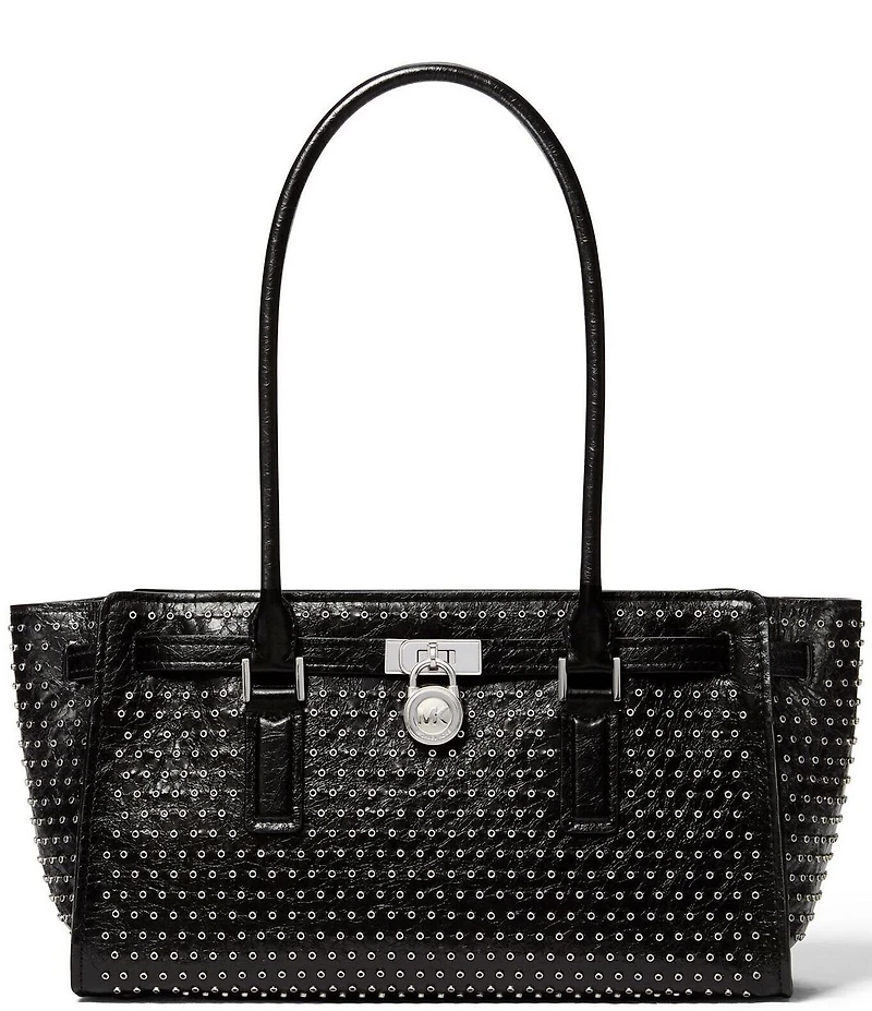 Michael Kors Hamilton Moderne Small Grommeted Leather Satchel Bag
