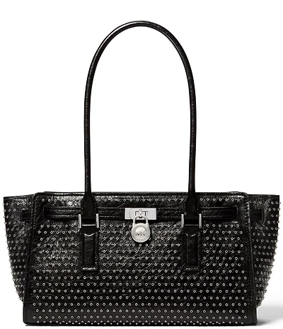Michael Kors Hamilton Moderne Small Grommeted Leather Satchel Bag