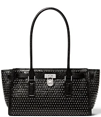 Michael Kors Hamilton Moderne Small Grommeted Leather Satchel Bag