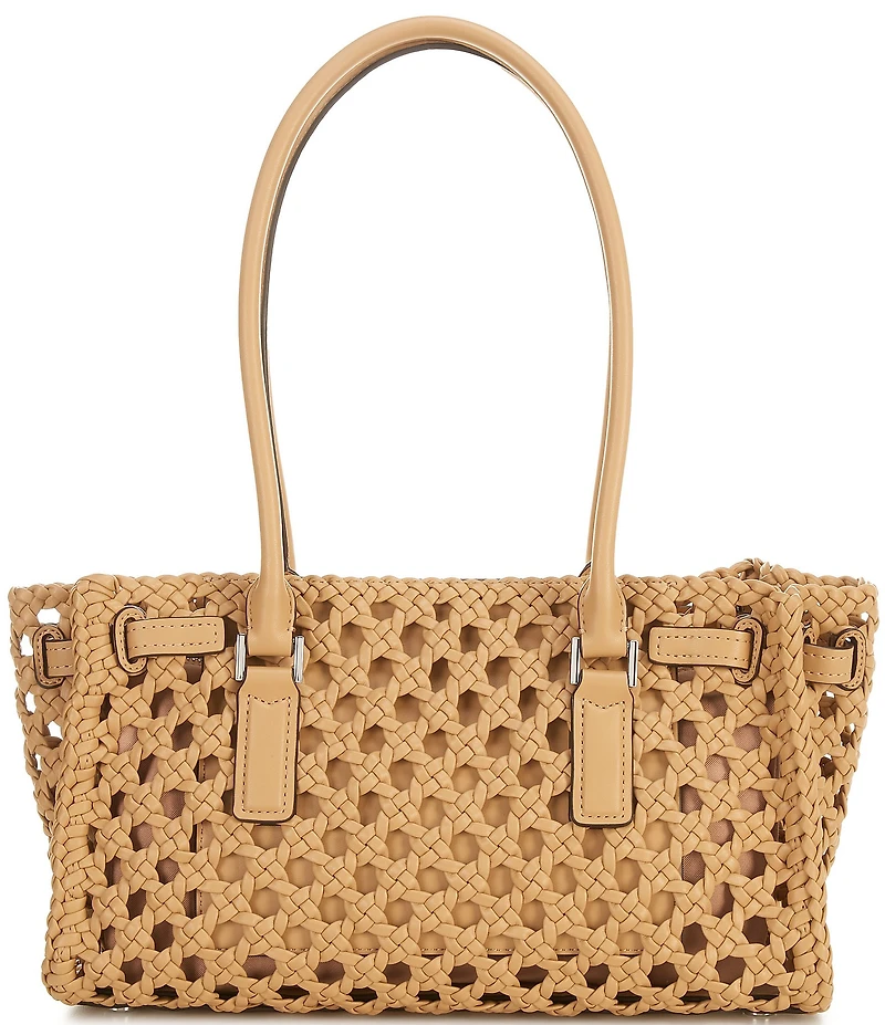 Michael Kors Hamilton Moderne Small Hand-Woven Satchel Bag