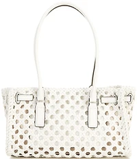 Michael Kors Hamilton Moderne Small Hand-Woven Satchel Bag
