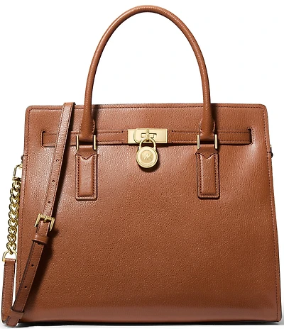 Michael Kors Hamilton Moderne Large Belted Utility Satchel Bag