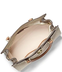 Michael Kors Hamilton Moderne Large Belted Utility Satchel Bag