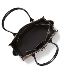 Michael Kors Hamilton Small East West Leopard Print Satchel Bag