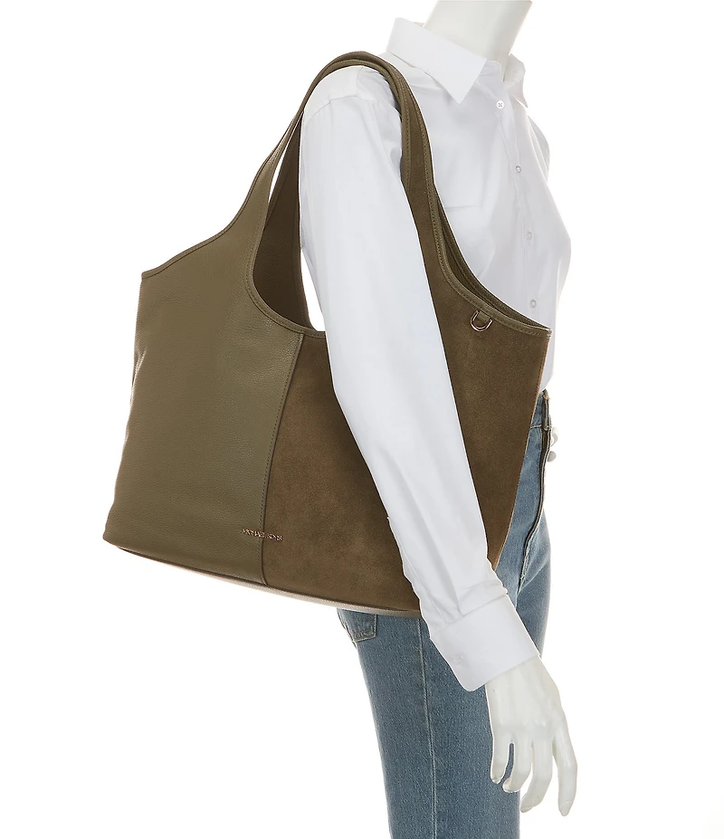 Michael Kors Henly Large Shopper Suede Tote Bag
