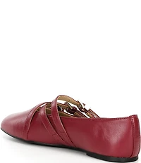 Michael Kors Indy Flex Leather Mary Jane Ballet Flats