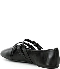 Michael Kors Indy Flex Leather Mary Jane Ballet Flats