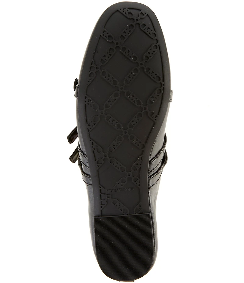 Michael Kors Indy Flex Leather Mary Jane Ballet Flats